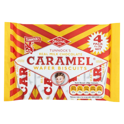 caramelun様 Tunnock's Caramel Wafer Biscuits – 4pk – UK Emporium – Cape Town